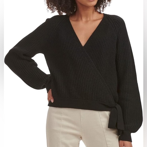 Splendid Adele Wrap Sweater, L - Picture 2 of 7